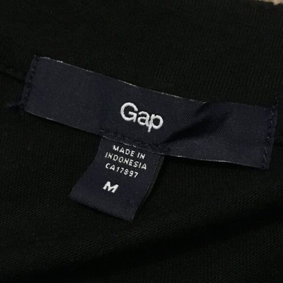 GAP Cotton Modal Long Sleeve Ruched Collar Jersey Top - Picture 7 of 14